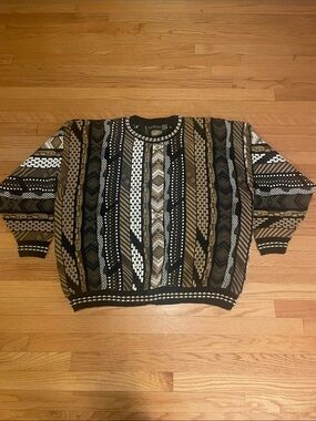 VTG coogi style sweater Alexander Lloyd made in USA